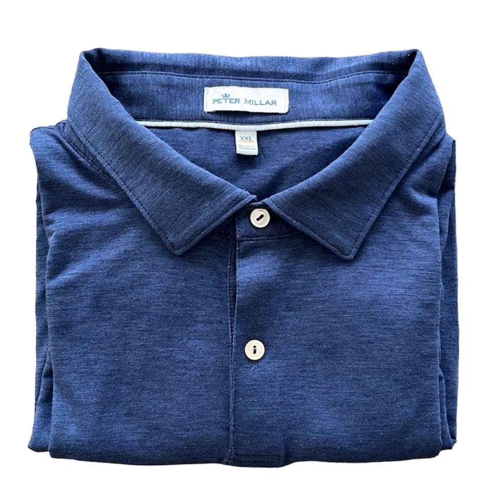 Peter Millar Polo Golf Dark Blue XXL (very comfortable)